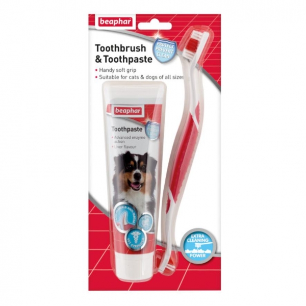 Beaphar Toothbrush & Toothpaste Dental Kit