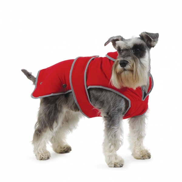 Ancol Muddy Paws Stormguard Dog Coat Poppy Red