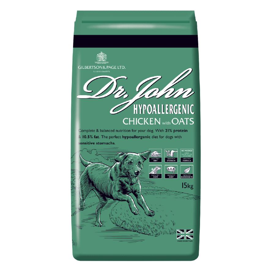 Dr John Hypoallergenic Chicken with Oats 15kg