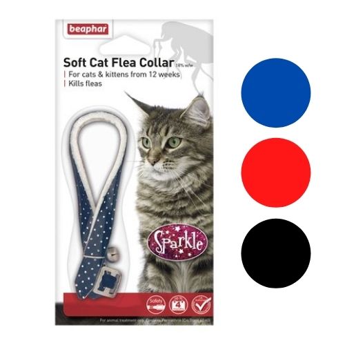 (D) BEAPHAR Cat Flea Collar Sparkle 30cm