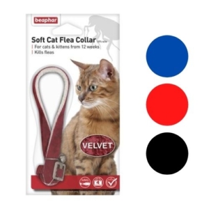 (D) BEAPHAR Cat Flea Collar Velvet 30cm
