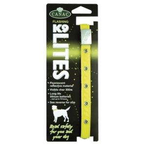 Canac Flashing K9 Lites Safety Collar for Dogs
