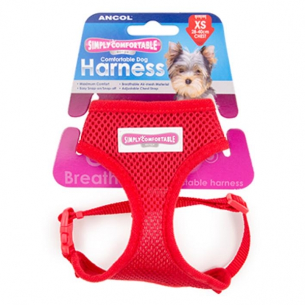 Ancol Comfort Harness Red