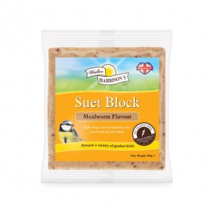 Walter Harrisons Suet Block with Mealworms