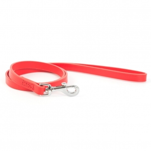 ANCOL Classic Red Leather Lead 1m