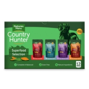 Natures Menu Country Hunter Superfood Selection Pouches 12 x 150g