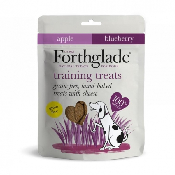 Forthglade Training Treats Cheese, Apple and Blueberry 150gm (Grain Free)
