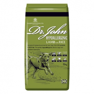 Dr John Hypoallergenic Lamb with Rice 15kg