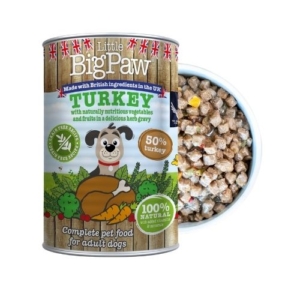 Little Big Paw Tins Turkey with Broccoli 12 x 390g