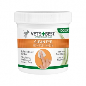 Vets Best Clean Eye Round Pads 100pcs