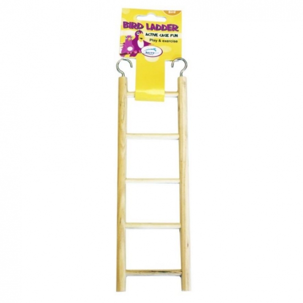 The Bird Perch Wooden Ladder 5 Step
