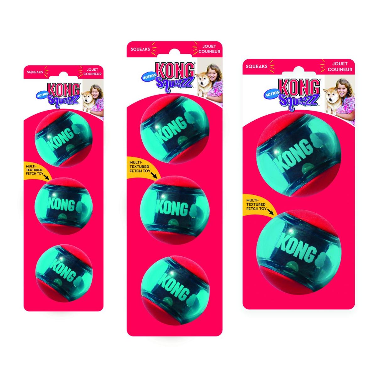 KONG Squeezz Action Balls (All Sizes)