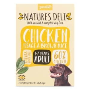 NATURES DELI Trays Chicken with Sage & Brown Rice 7x400g