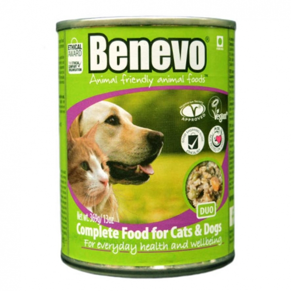 Benevo Vegan Duo Tins for Cats & Dogs 369g