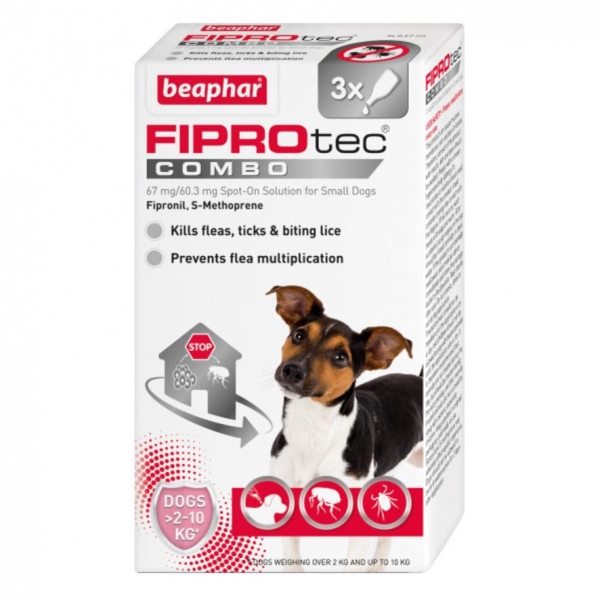 Beaphar FIPROtec Combo for Small Dogs 3 Treatment