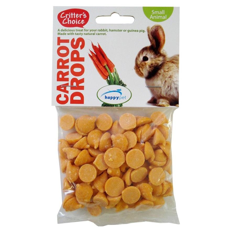 Critters Choice Carrot Drops 75gm