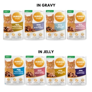 IAMS Delights Land & Sea Collection Pouches 12x85g