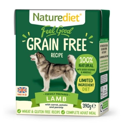 Naturediet Grain Free Lamb 390g
