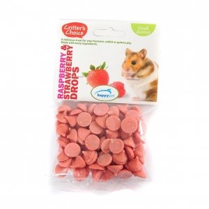 Critters Choice Raspberry & Strawberry Drops 75g