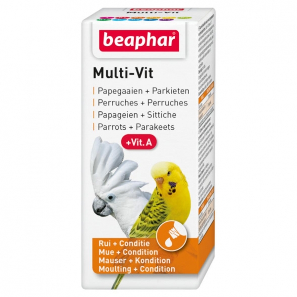 Beaphar MultiVit Parrot Vitamin Drops 20ml