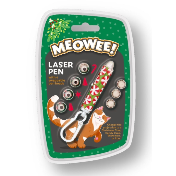 Meowee Laser Pen with 4 Festive Designs