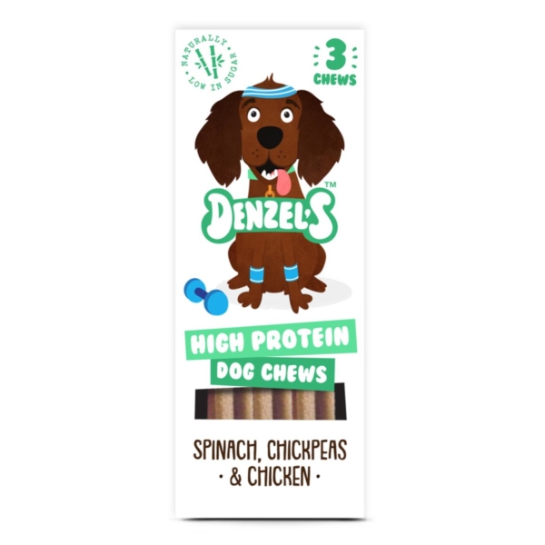 Denzels High Protein Dog Chews 3pk
