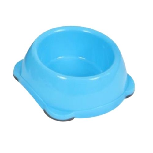 (D) Animal Instincts Plastic Dog Bowl BLUE