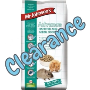 (E) Mr Johnsons Advance Hamster & Gerbil Food 750gm [BB 01-07-21]