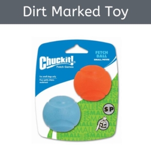 Chuckit Fetch Ball Small 2pk 4.8cm [Dirt Marked]