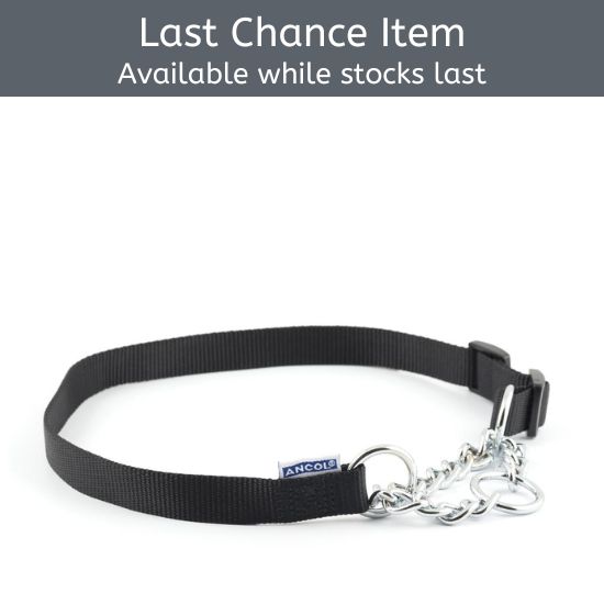 ANCOL Heritage Nylon Check Chain Collar 35-45cm