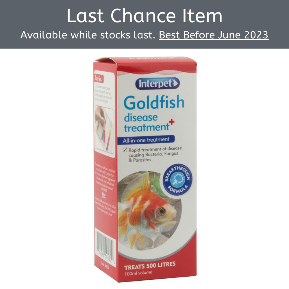 Interpet Goldfish Disease Treatment + 100ml [BB 06-23]