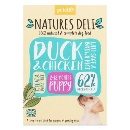 NATURES DELI Trays Puppy Duck & Chicken 400g