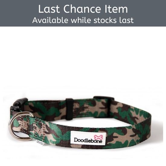 Doodlebone Bold Nylon Collar Camouflage XL 60-75cm