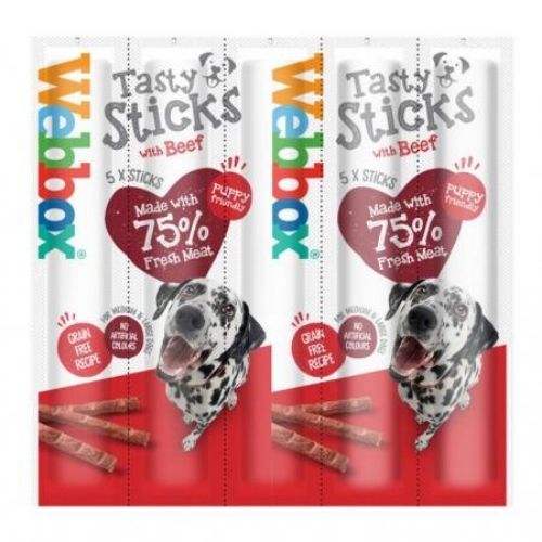 Webbox Tasty Sticks for Large Dogs Beef