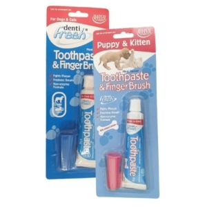 DentiFresh Toothpaste & Finger Brush Set