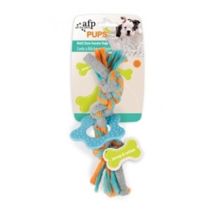 All for Paws PUPS Multi Chew Sweater Rope 19cm