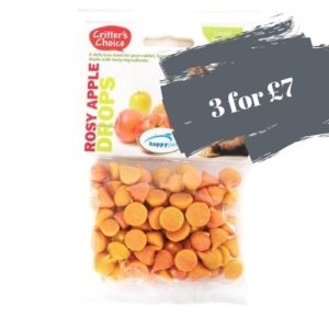 Critters Choice Rosey Apple Drops 75g OFFER