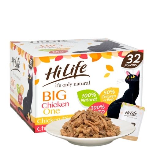HiLife Natural BIG Chicken One Multipack 32 x 70g