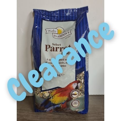 Walter Harrisons Select Parrot Food 2.25kg [DAMAGED BAG]