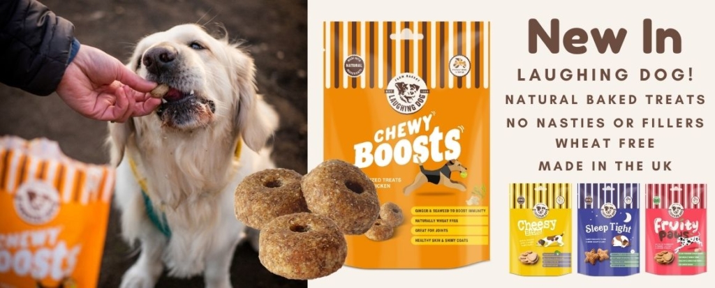 Laughing Dog NEW TREATS Banner