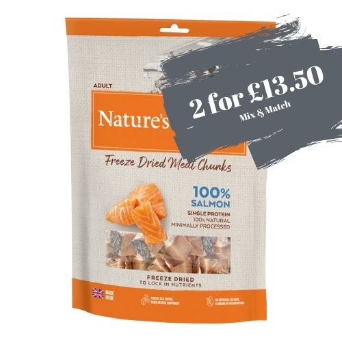 Natures Variety Salmon Meat Chunks 200g OFFER
