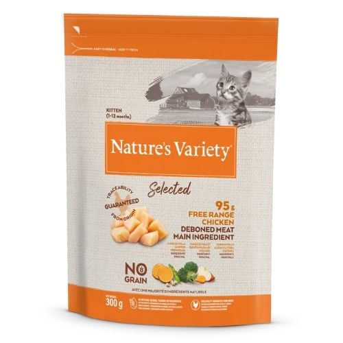 Natures Variety Selected Kitten Food Chicken 300g