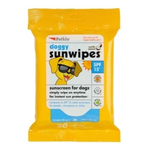 Petkin Sunscreen Wipes SPF 15 20pcs