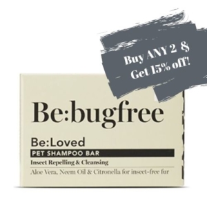 Be:Loved bugfree Pet Shampoo Bar 100g OFFER