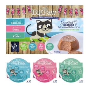 Little Big Paw Gourmet Seafood Mousse Selection 6x85g