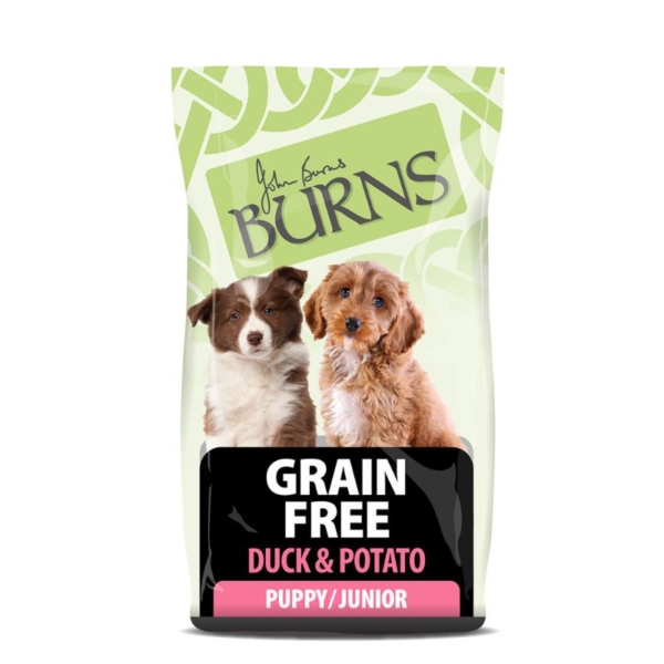 BURNS Grain Free Puppy Duck & Potato 2kg