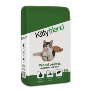 Kittyfriend Wood Pellets Litter 30L