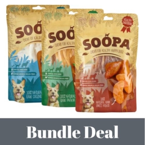 SOOPA Chews Bundle 3pk (Coconut/Papaya/Sweet Potato)