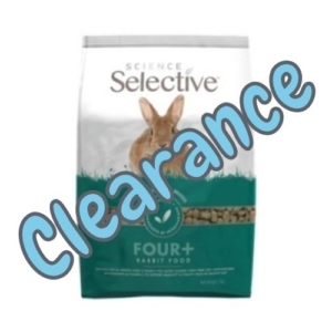 (E) SCIENCE Selective FOUR+ Rabbit Food 1.5kg [BB 07-2021]