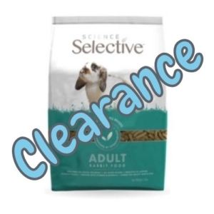 (E) SCIENCE Selective Adult Rabbit Food 1.5kg [BB 02-2021]